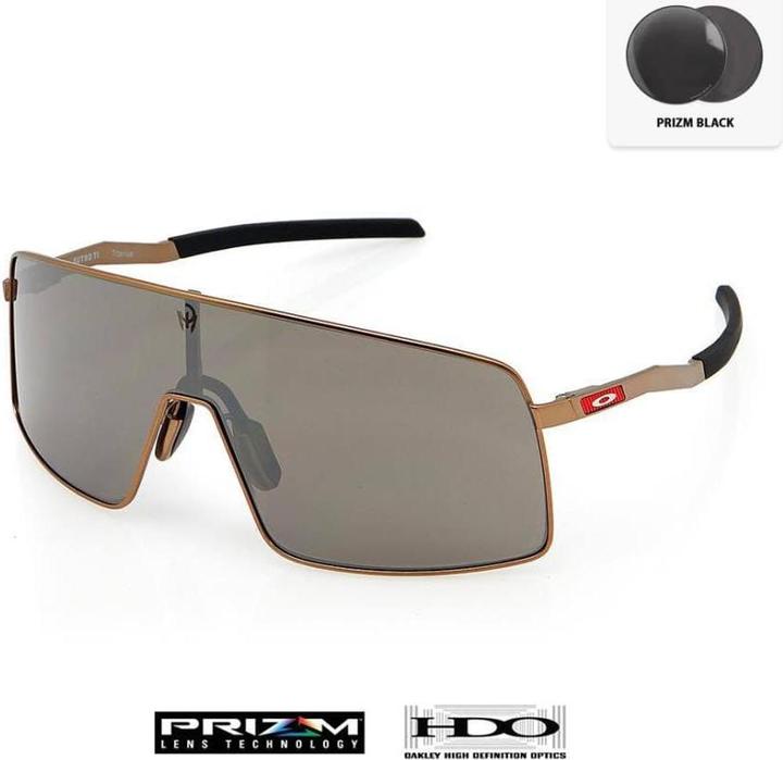 Actual product image Oakley Sutro TI (Gold, Prizm Black)