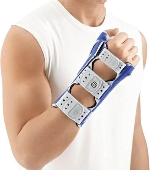 Actual product image ManuLoc Rhizo Stabilizing orthosis Gr0 left titanium (1)