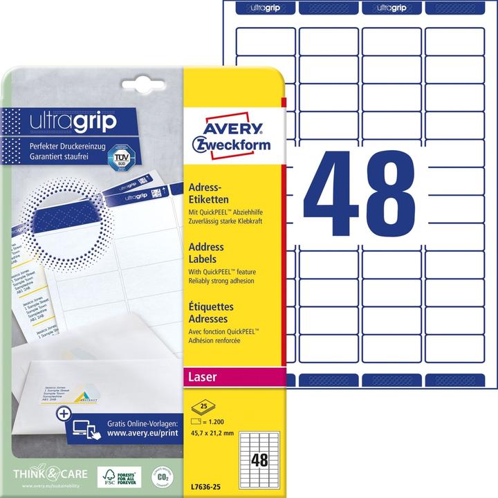 Produktbild Avery Zweckform L7636