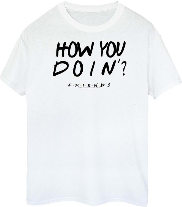Friends How You Doin? Boyfriend Fit TShirt (S)
