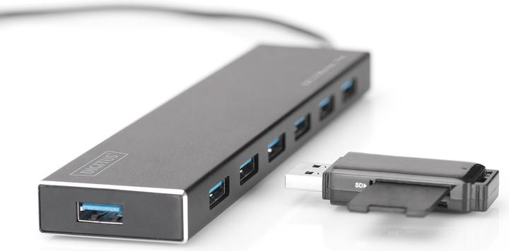 Productafbeelding Digitus DA-70241-1 (USB-A, 7 Havens)
