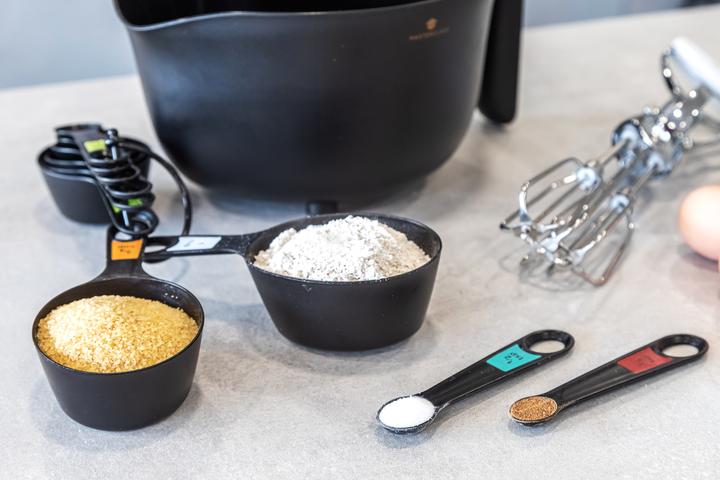 Actual product image Kitchen Craft Measuring Cup and Measuring Spoon Set (120 ml)