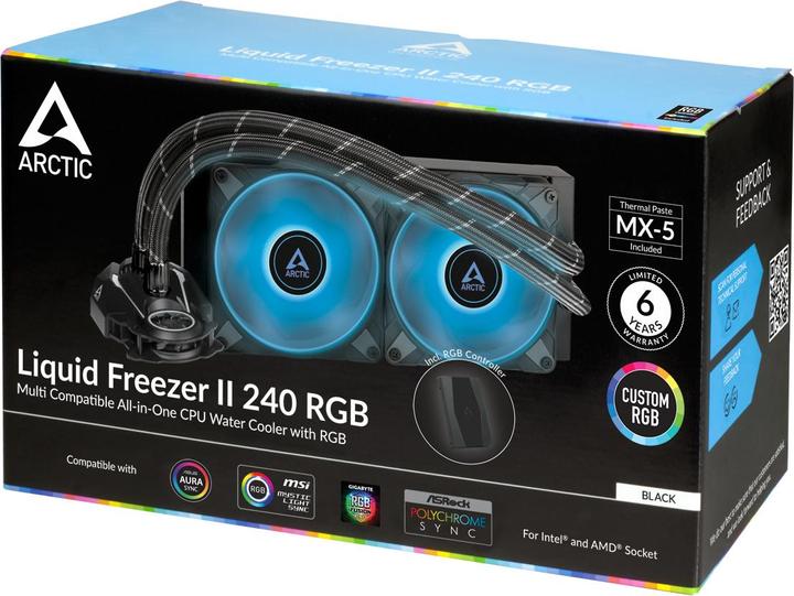Produktbild Arctic Liquid Freezer II - 240 RGB Black with Controller