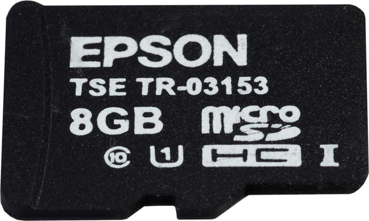 Epson TSE MicroSD-Karte, Zertifikatslaufzeit 5 Jahre, Lebensdauer 20 Mio. Signaturen (8 GB, microSDHC, U1, UHS-I)