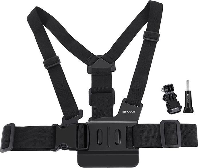 Puluz harness for sports cameras (Hero11 Black Mini, Osmo Action, HERO4 Session, Hero, ACTION 2, Osmo Action 4, Osmo Action 3, HERO8 Black, Hero Session, ACE PRO, Ace, Osmo Action 5 Pro)
