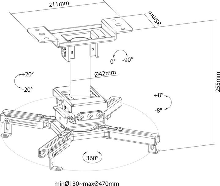 Produktbild Neomounts Projector Ceiling Mount (Decke)