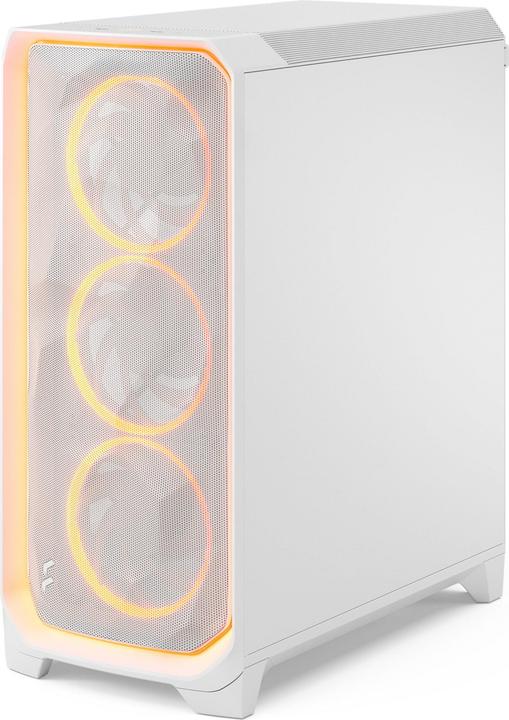 Produktbild Fractal Meshify 3 Ambience Pro RGB Clear Tint White (mATX, Mini-ITX, E-ATX, ATX)