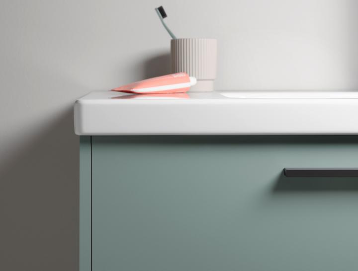 Produktbild Duravit D-Code Waschtisch, mit Hahnloch, mit Überlauf, 650x480x165mm, Weiss Hochglanz (480 mm, 650 mm)