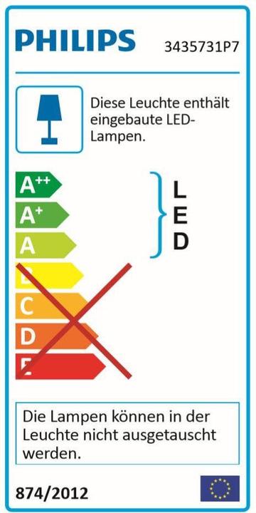 Energie-Label Philips Hue Adore Basis (2400 lm)