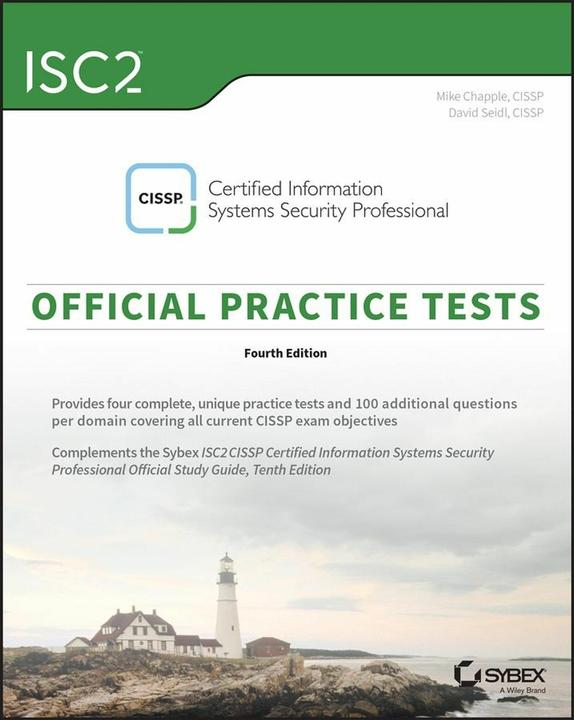 Produktbild Isc2 Cissp Certified Information Systems Security Professional Official Practice Tests (Englisch, David Seidl, Mike Chapple, 2024)