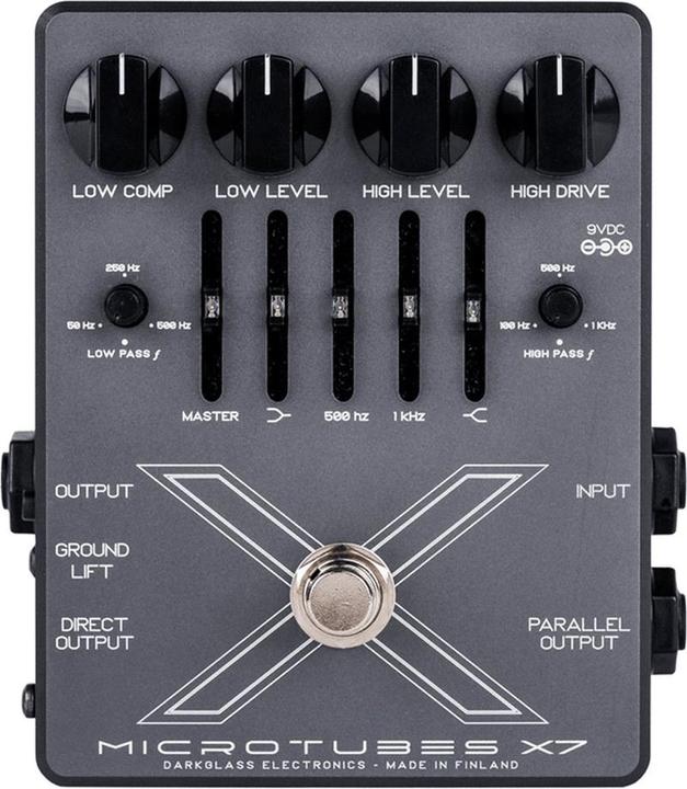 Actual product image Darkglass Microtubes X7 multiband bas preamp overdrive distortion (Electric guitar)