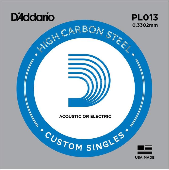 Actual product image D'Addario Pl013 (1 x, Guitar, 0.01")