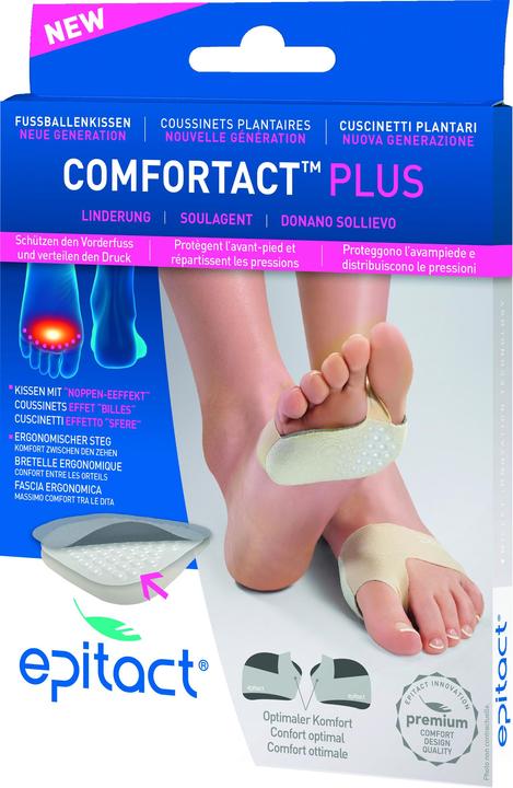 Epitact Fussballenkissen Comfortact Plus M 39-41 1 Paar (M)