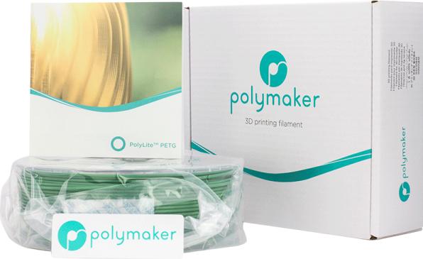 Produktbild Polymaker PolyLite PETG - Green - 2.85mm (PETG, 2.85 mm, 1000 g, Grün)