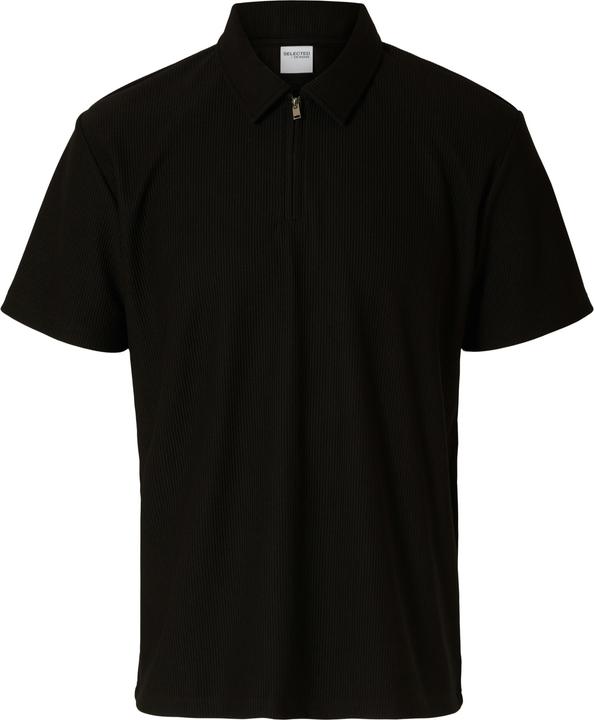 Immagine prodotto Selected Homme Polo con mezza zip a pieghe (M)
