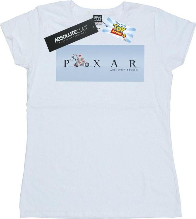 Disney Toy Story 4 Duke Caboom Pixar Studios Logo TShirt (M)