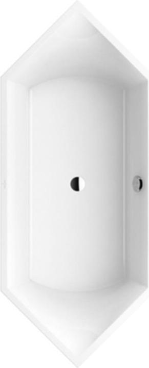Produktbild Villeroy & Boch V&B Einbauwanne SQUARO Slim Line Sechseck 1900x800mm we (185 l, 190 cm, 80 cm)