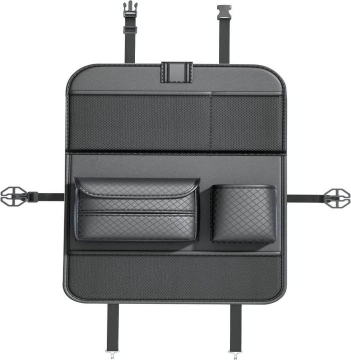NoName Other goods OEM Foldable Car organizer for front seats with compartments D03-B black