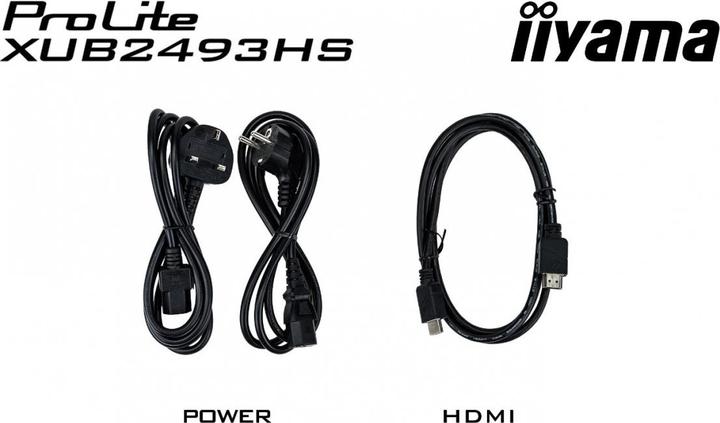 Image du produit iiyama TFT 23,8/60,5cm ProLite XU2493HS-B6 *noir* 16:9 (1920 x 1080 pixels, 23.80")