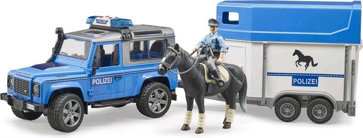 Actual product image Bruder Land Rover Defender police vehicle