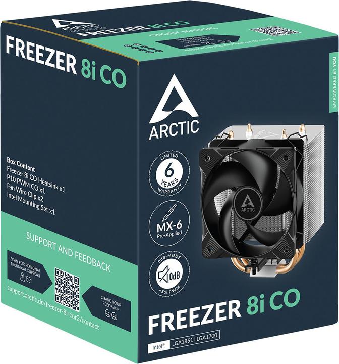 Actual product image Arctic Freezer 8i CO CPU Cooler - S1700/1851 (136 mm)