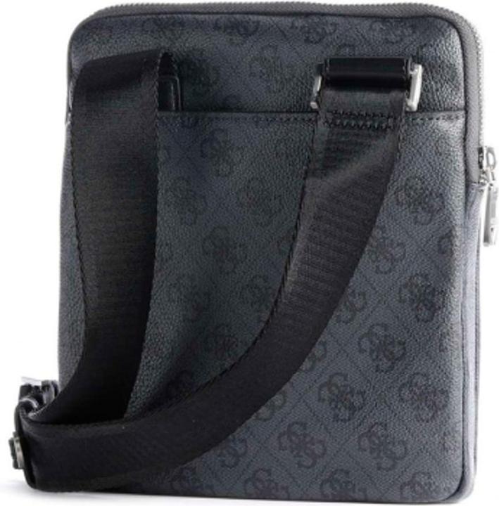 Actual product image Guess Vezzola Grain Double Crossbody Flat Shoulder Bag