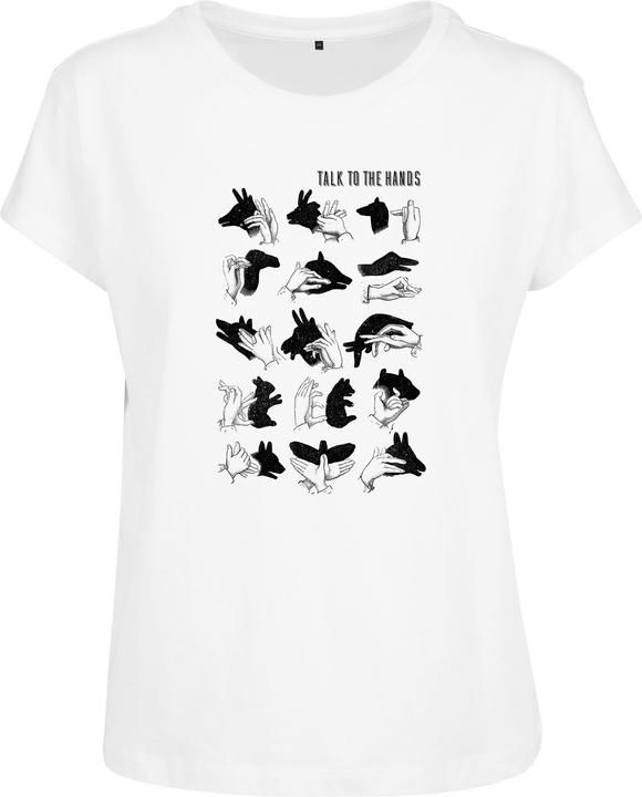MT Ladies Talk To The Hand Box Tee (XS)