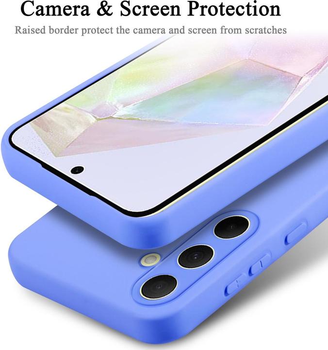 Actual product image Cadorabo Case for Samsung Galaxy A35 TPU in liquid protection silicone design (Samsung Galaxy A35)
