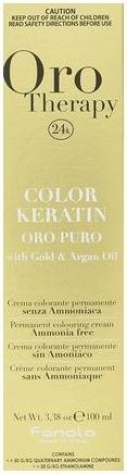 Image du produit Fanola Color Keratin Oro Puro 9/1 Rubio Clarisimo Ceniza 100ml