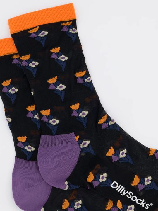 Actual product image DillySocks Tiny Flower Bouquet (Single pack, 39 - 41)