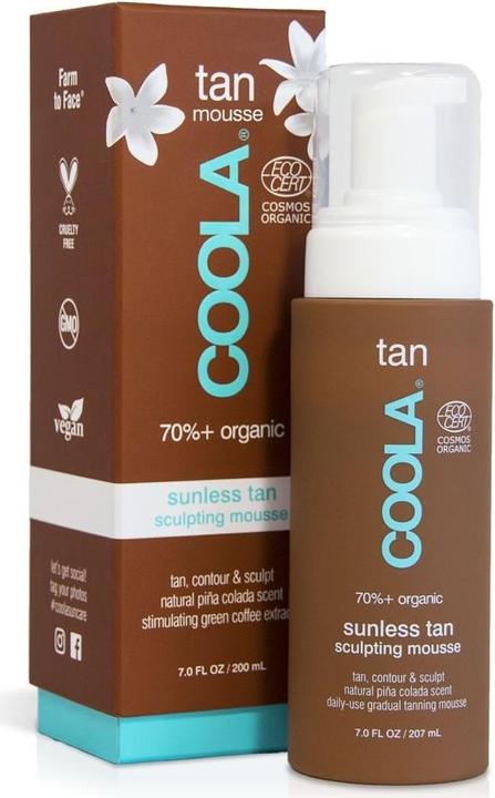 Coola Suncare Sunless Tan Sculpting Mousse (Schiuma autoabbronzante, 207 ml)
