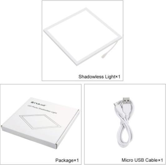 Immagine prodotto Puluz Mini LED per la fotografia senza ombre