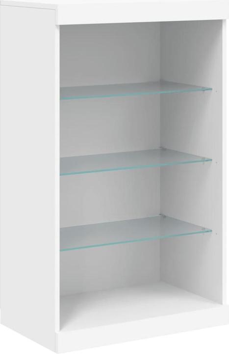 Produktbild VidaXL Sideboards mit LED-Leuchten 3 Stk. Weiss (142.5 x 37 x 100 cm)
