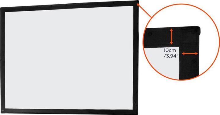Productafbeelding Celexon Mobile Expert Vouwbaar Frame Scherm - Scherm - Doorzichtprojectie - 457 cm (180") (4:3)