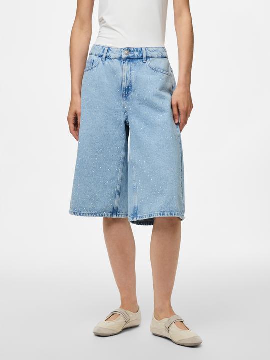 Actual product image Pieces PCNOEL MW STRASS LONG Jeansshorts (XS)