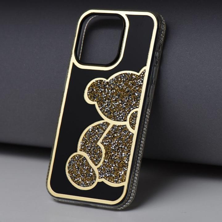 Produktbild OEM Back panel cover TEDDY BEAR Case for IPHONE 12 MINI gold (Apple iPhone 12 mini)