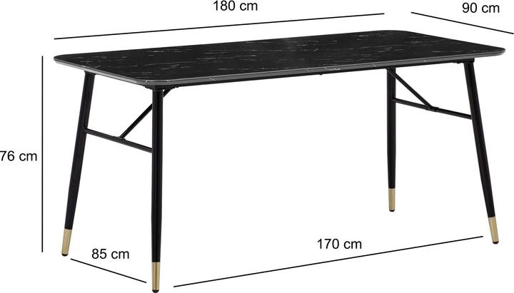 Actual product image Wohnling 180x90x76 (180 x 90 x 76 cm)