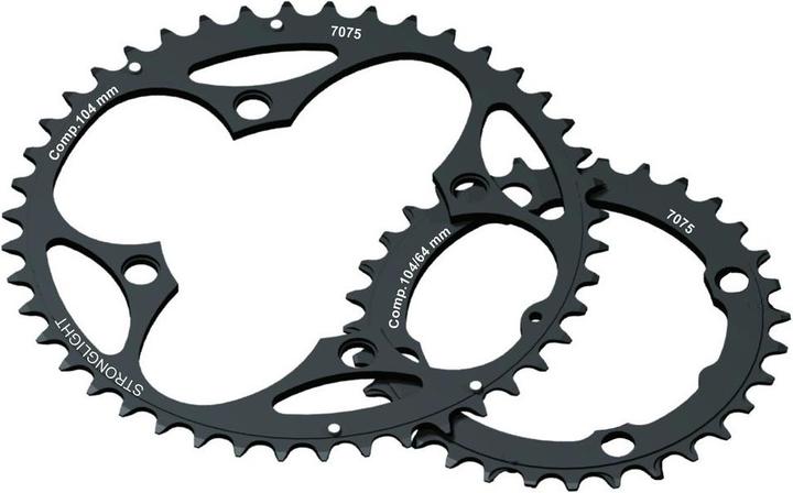 Actual product image Stronglight MTB 104/64 chainring outer 2x10-speed Shimano (38)