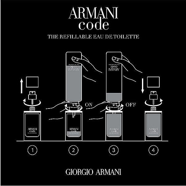 Actual product image Giorgio Armani Code Eau de Toilette Refill (Eau de toilette, 150 ml)