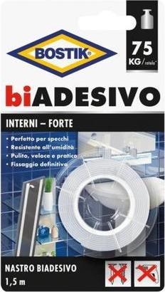 Bostik Double-Sided Extra Strong Tape 19mm x 1.5m (19 mm)