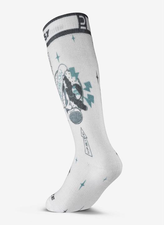 Actual product image Wedze Ski and snowboard socks for children - 100 black (27, 30)