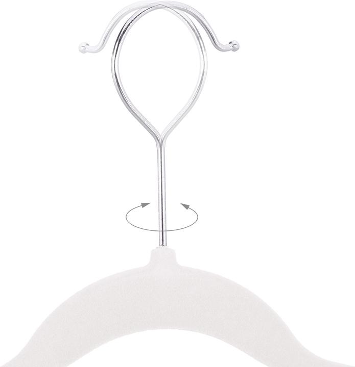 Actual product image Relaxdays Velvet Clothes Hanger Set (1 x)