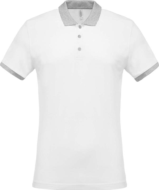 Actual product image Kariban mélange piqué bicolore (4XL)