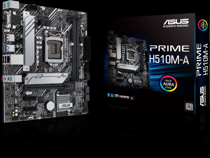 Immagine prodotto ASUS Scheda madre PRIME H510M-A (LGA 1200, Intel H510, mATX)
