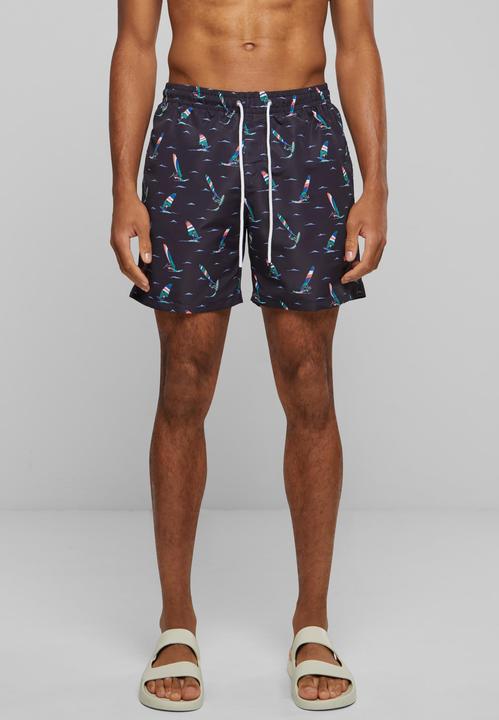 Actual product image Urban Classics Pattern Swim Shorts (S)