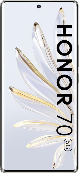 Actual product image Honor 70 (256 GB, Silver, 6.67", Dual SIM, 54 Mpx, 5G)