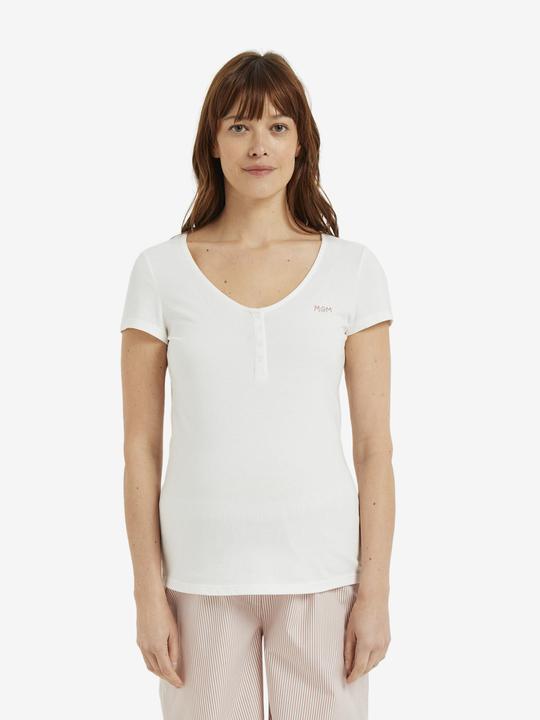 Produktbild Vertbaudet Schlafanzug für Schwangerschaft und Stillzeit, Henleyshirt & Streifenhose (32)