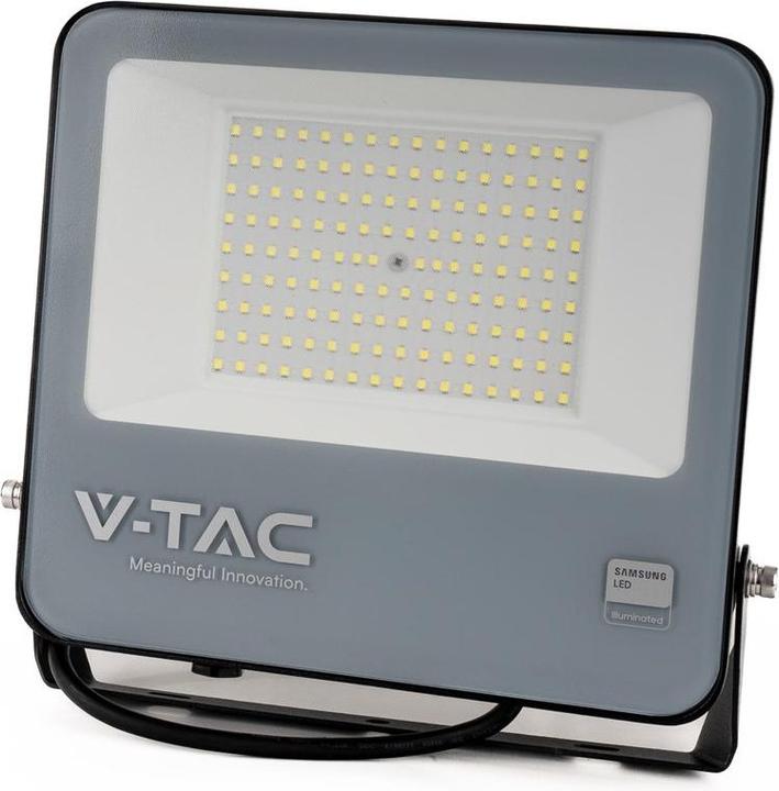 Produktbild V-TAC Projektor LED 100W 100Lm/W Przewód 1mb SAMSUNG CHIP Czarny VT-44104 4000K 8700lm 5 Lat Gwaranc