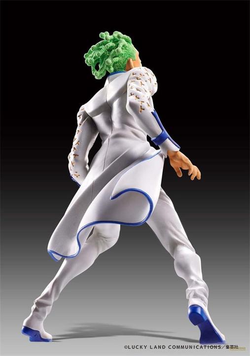 Actual product image Medicos Entertainment JoJo's Bizarre Adventure Part 5 Golden Wind Statue Legend PVC Statue Cioccolata 17 cm