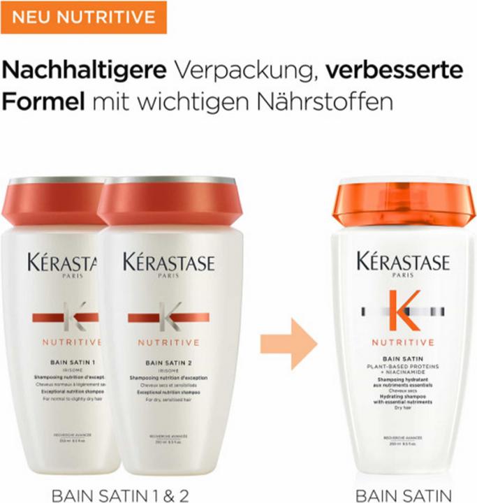 Actual product image Kérastase Kerastase Nutritive Bain Satin (250 ml, Liquid shampoo)